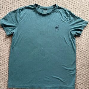 Marine Layer Men’s Teal Peace Hand Short Sleeve Tee
